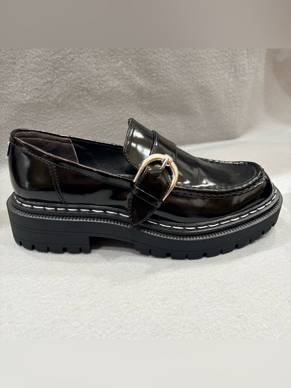 Circus by Sam Edelman Everly Patent Lug Sole Loafers Sz 9 - Picture 3 of 9